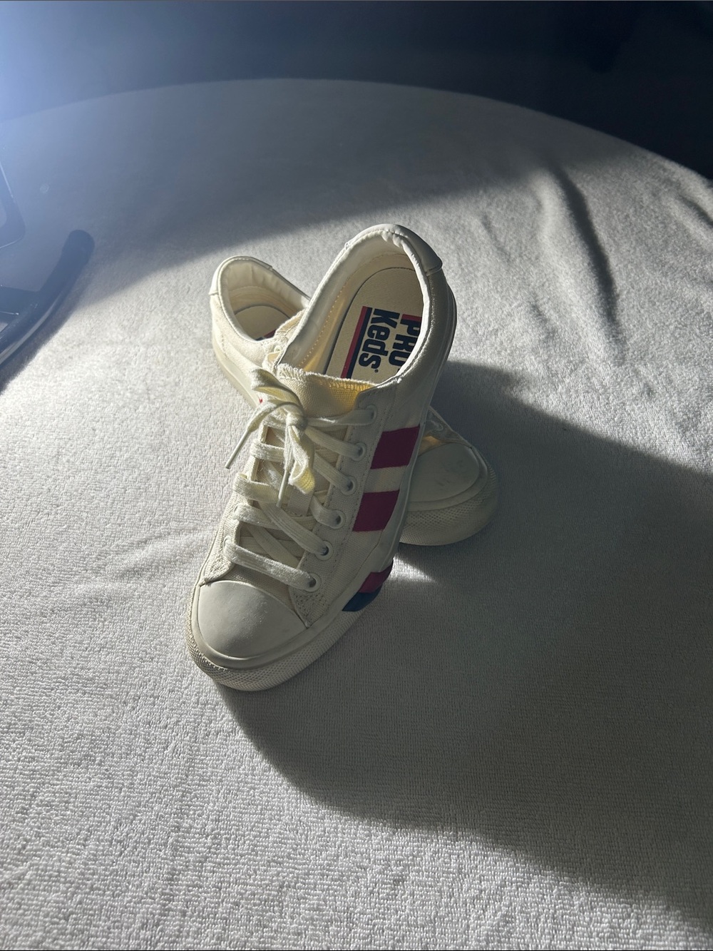 Pro Keds white Canvas Sneakers with ref Stripe